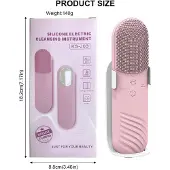 OEM Siliconen Facial Cleansing Brush-Elektrische Diepe Reiniging & Massage – USB Oplaadbaar – Roze