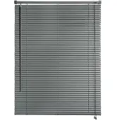 STORESDECO - Vinyl Jaloezieën met Koord Grijs 135x160