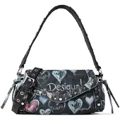 Desigual Schoudertas marine / hemelsblauw / zilver