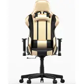Vdd Gamestoel Goldgamer deluxe - bureaustoel - gaming stoel - goud zwart