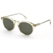 Lozza Zonnebril - - SL4414 - Glanzend transparant beige - Acetaat - Rond