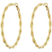 Cala Rose Oorbellen 'TWIST HALO' goud