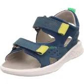 Superfit Open schoenen 'Lagoon' donkerblauw / geel / lichtgroen