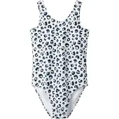 Name it Badpak 'NKFZAnimal' blauw / lichtblauw / lichtgeel / zwart