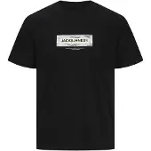 Jack & Jones Junior Shirt 'JCOBREEZE' grijs / zwart / wit