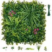 Vevor Kunsthaag 50x50 cm 12-delige set