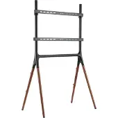 Ginza.se BP0078, TV-standaard, geschikt voor schermen van 124,46 - 177,80 cm, met 4 poten, zwart