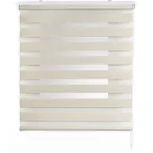 STORESDECO - Duo rolgrodijn – stijlvol dubbel textiel linnen, 100x250 cm