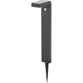 PRIOS LED-zonne-tuinpadverlichting Aurino, zwart, 75 cm, sensor Aurino, zwart, Aluminium