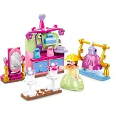 Sluban Girls Dream Vintage Kledingwinkel bouwspeelgoed kinderen vanaf 6 jaar – Constructiespeelgoed modelbouw winkelset – bouwdoos met 103 bouwstenen en 1 minifiguur – M38-B0903