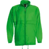 B&C Mannen, Buitenjas, B&C Sirocco licht jack (M), Groen, M