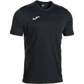 Joma Cancha T-shirt Met Korte Mouwen Zwart L Man
