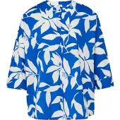 s.Oliver Blouse royal blue/koningsblauw / wit