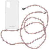 IMoshion Transparante Backcover met koord voor de Samsung Galaxy A41 - Rosé Goud
