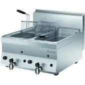Bartscher Gas Friteuse - 65cm Diep - 2x 8 Liter - TG - 1152113 - Horeca