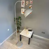 Bamyum Valeris hanglamp, Moderne stijl, Ø37 cm, wit metalen lamp