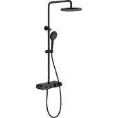 Luzzo dirillo regendouche thermostaat met planchet mat