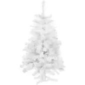 Springos Kunstkerstboom | Besneeuwd Witte Spar | 120 cm | Zonder Verlichting