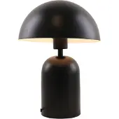 Olucia - ISHA - Tafellamp - Zwart - Vorm: Rond