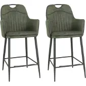 MX Sofa Barstoel Morris - Mosgroen (set van 2 stoelen)