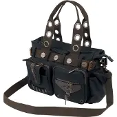 Banned - Gothic Schoudertas - Black Brown Key Bag - zwart | Maat Standard
