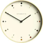 Newgate Mr Clarke Dot Wand Klok - Light Plywood