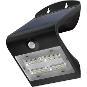 Goobay LED zonne-energie wandlamp met bewegingssensor, 3,2 W, zwart