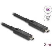DeLOCK Active Optical USB-C 8K Video + Data + PD Cable 3 m