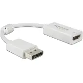 DeLOCK DisplayPort 1.4 adapter naar HDMI, 4K 60 Hz met HDR-functie, passief, wit, merk