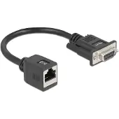 DeLOCK Serial RS-232/422/485 Adapter DB9 female to RJ45 jack