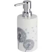Wenko Zeepdispenser Astera 360 Ml 7 X 18 Cm Keramiek Wit/grijs