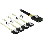 DeLOCK SATA3 kabel 85800 0,5 m, Interne kabel (PC)