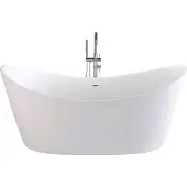 REA Ferrano - Vrijstaande Badkuip - Wit - 160Cm - 160X80X72Cm