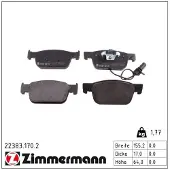 ZIMMERMANN 22383.170.2 Remblokken