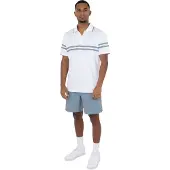 The Indian Maharadja Pique Printed Stripe Tennispolo Maat: XL
