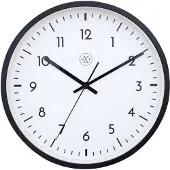 Nextime NX-7369ZW Wandklok Easy Big 30 cm Zwart/Wit