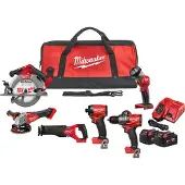 Milwaukee M18 FPP6G3-502B combopack 18V 2x 5.0 Ah accu