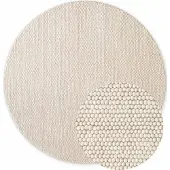 Ted Baker Vloerkleed Diana Rond - Natuurlijk Wit Title