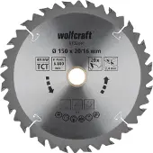 Wolfcraft HM Cirkelzaagblad | 20 td | Ø150 x 20 x 2,4mm | 1 stuk - 6732000