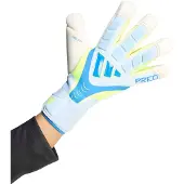 Adidas Predator Pro Hys keepershandschoenen Lichtblauw Blauw Neongeel