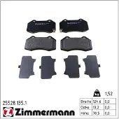 ZIMMERMANN 25528.135.1 Remblokken