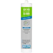 Otto Chemie Ottocoll S495 siliconenlijm - 310 ml koker - wit - voor wandpanelen op diverse ondergronden