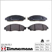 ZIMMERMANN 22439.170.1 Remblokken