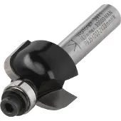 Wolfcraft 3971000 Halfrondprofielfrees Hardmetaal Afmeting, Ø 22.2 mm Schachtdiameter 8 mm