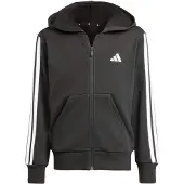 Adidas - Kid's Essentials Full Zip Hoodie - Hoodie 140, grijs/zwart