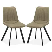 MX Sofa Eetkamerstoel Pluto - Thyme (set van 2 stuks)