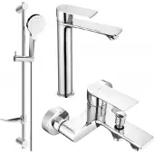 Mexen Royo DF05 badset, chroom - 72213DF05-00