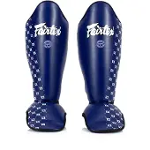 Fairtex SP5 Competition Scheenbeschermers – Maat S – Blauw – Kickboksen, Muay Thai & MMA