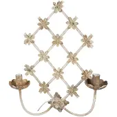 Clayre & Eef Wandlamp 43x16x55 cm goudkleurig ijzer muurlamp