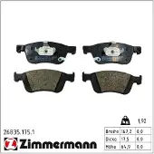 ZIMMERMANN 26835.175.1 Remblokken